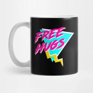 Free Hugs 80s Mug